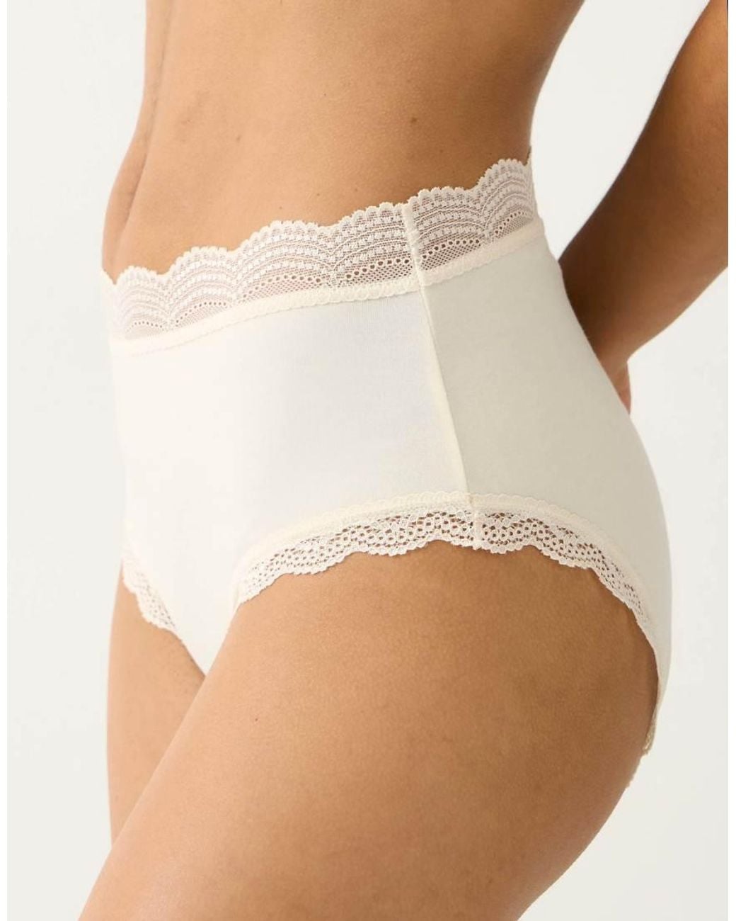 Stripe & Stare Blue High Rise Knicker Four Pack