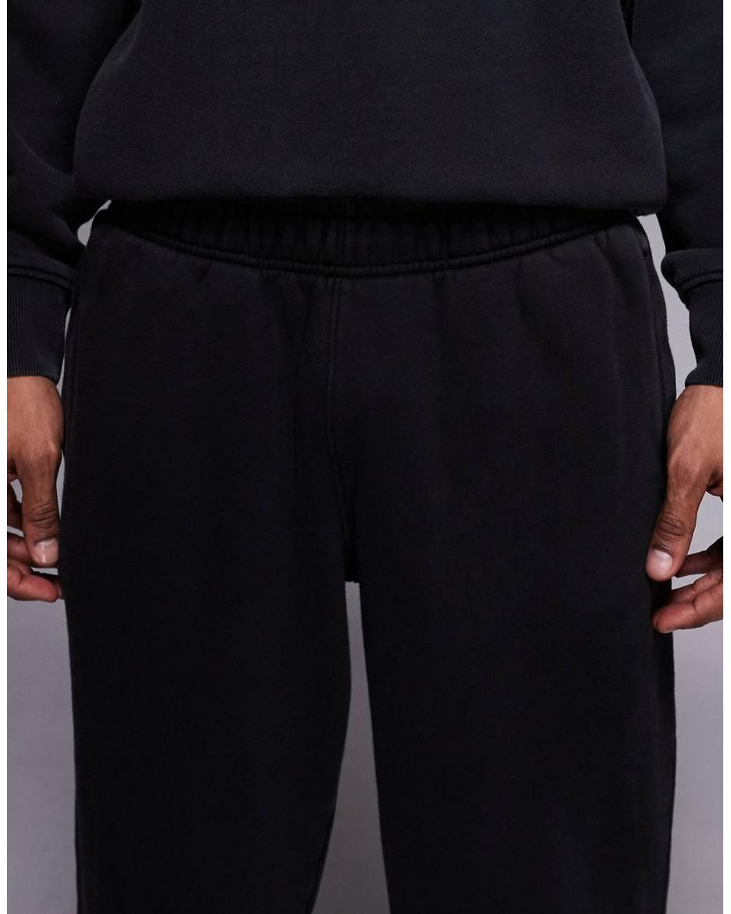 4505 Blue Icon Rest Day Heavyweight 440Gsm Cotton Cuffed Jogger With Zip Pockets for men