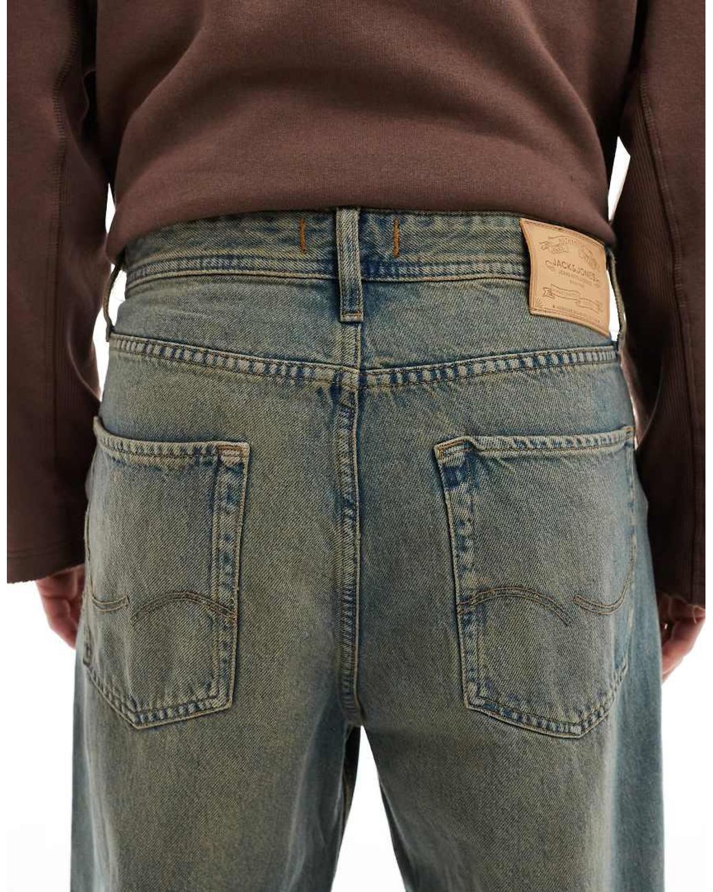 Jack & Jones Blue Alex baggy Fit Jeans for men