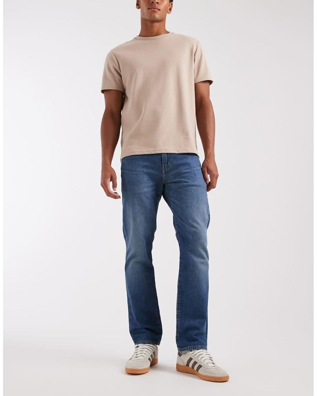 Levi's Blue 502 Tapered Jeans for men