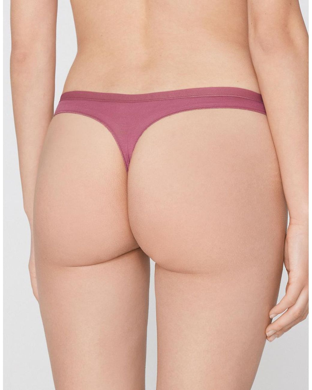 Tezenis Purple Cotton G-String