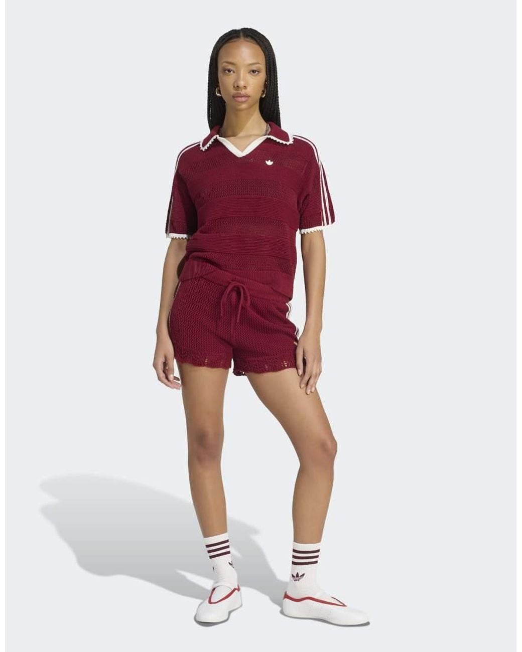 Adidas Originals Red Resort S Shorts W