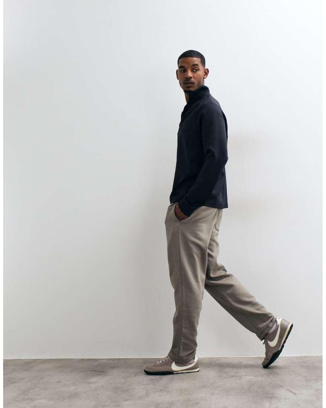 ASOS Blue Essentials Straight Leg Joggers for men