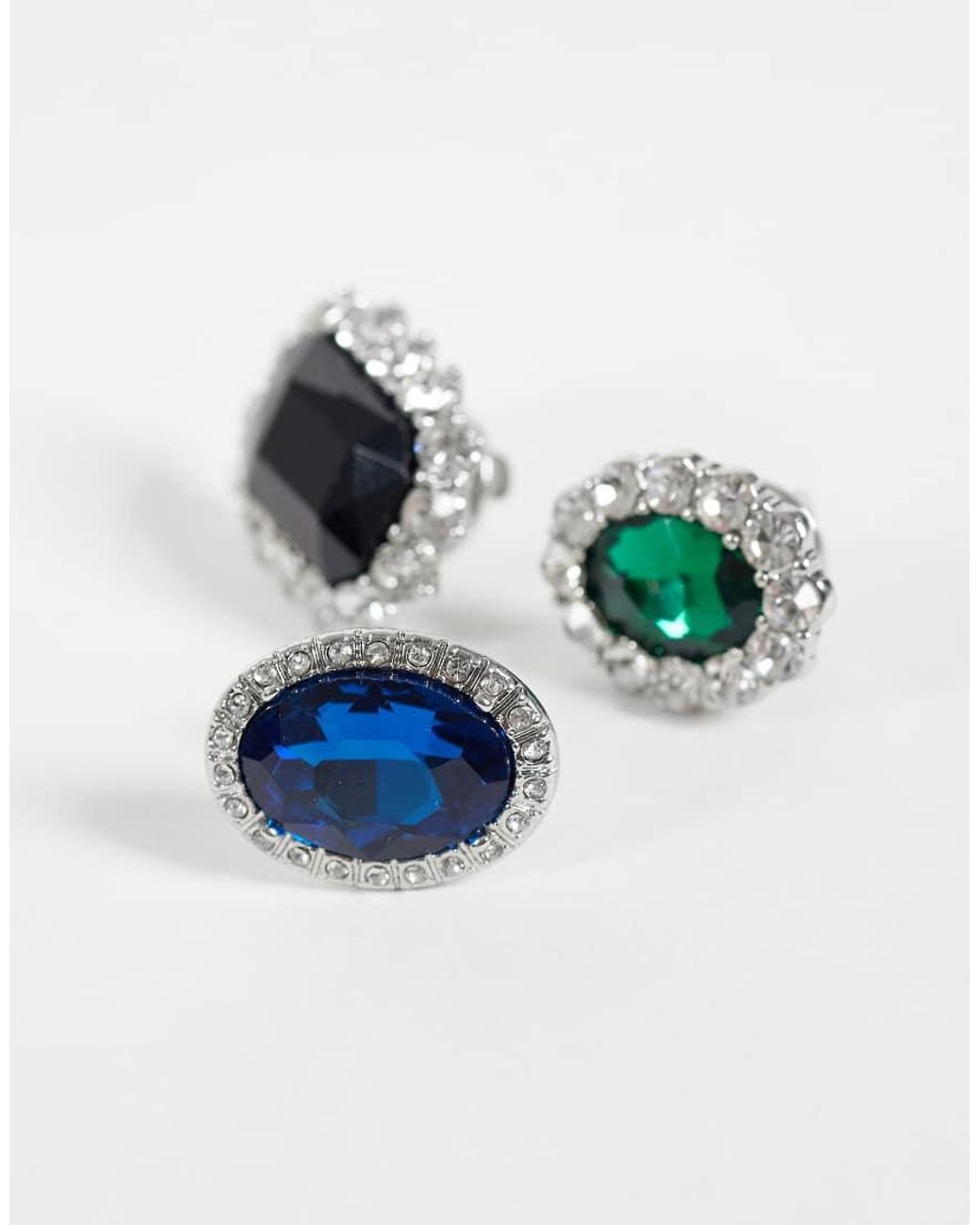 ASOS Blue 3 Pack Brooch for men