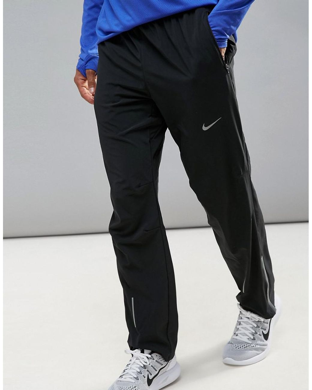 Nike Synthetic Dri-fit Joggers In Black 