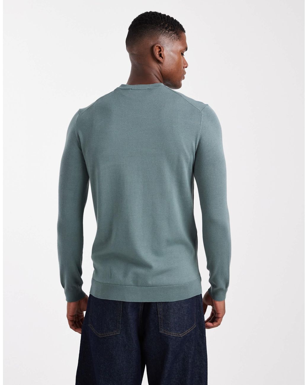 Only & Sons – regular-fit-strickpullover in Blue für Herren