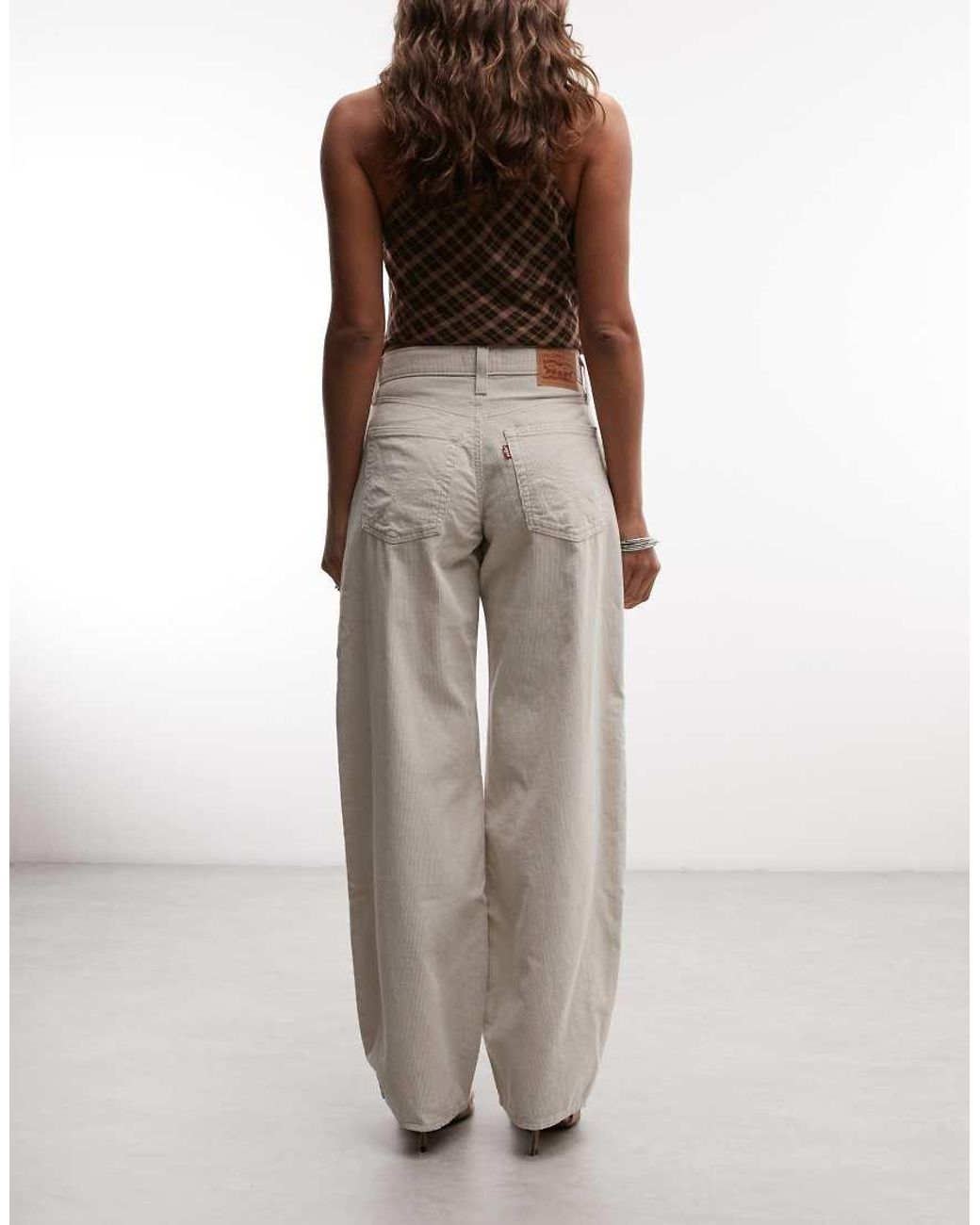 Levi's Natural Middy Balloon Cord Jeans