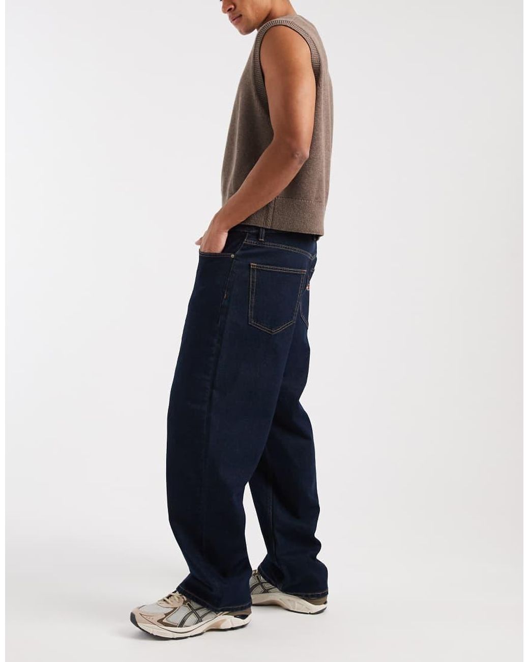 Tommy Hilfiger Blue Theo Baggy Jeans for men