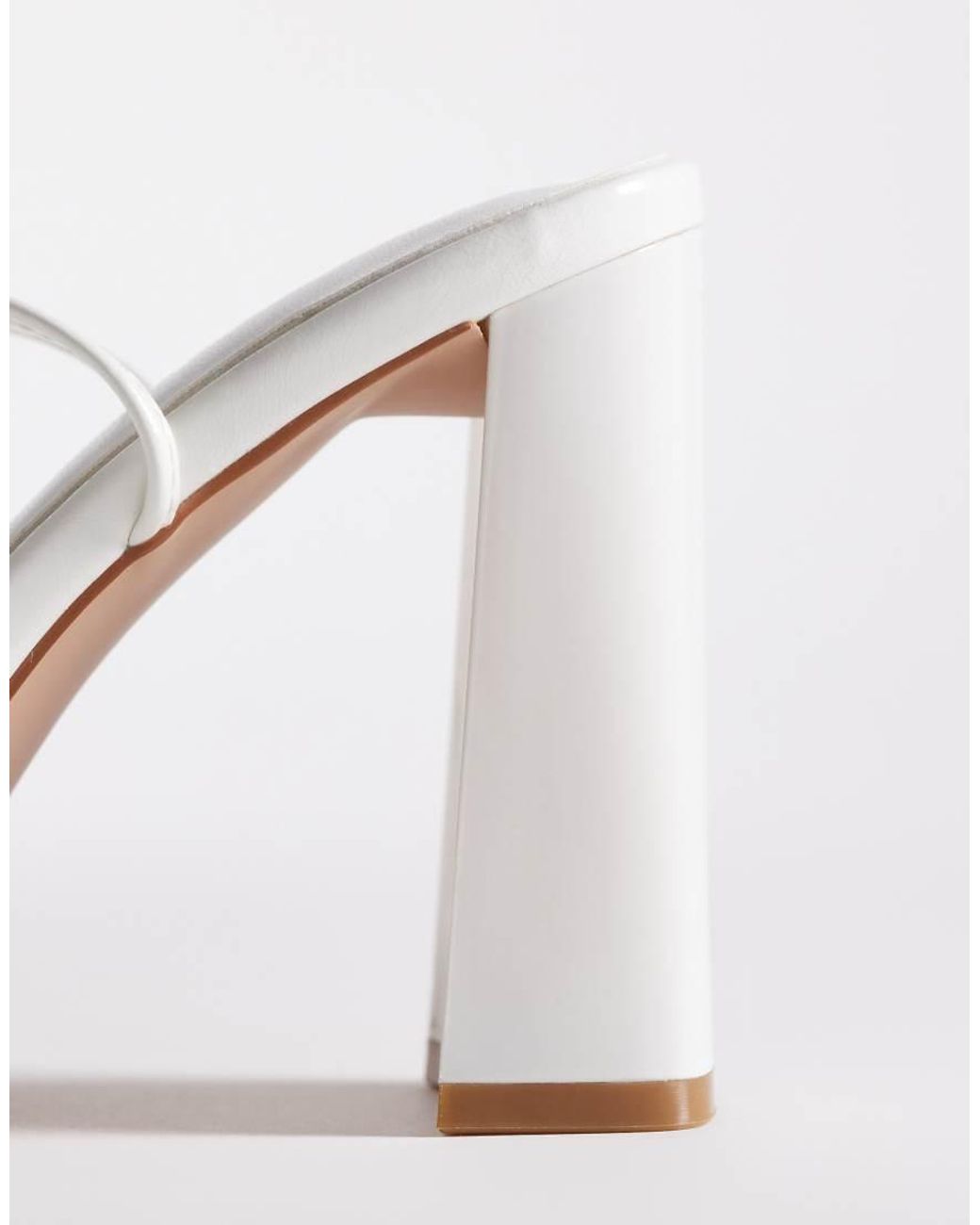 SIMMI White Simmi London Carmela Block Heeled Sandals