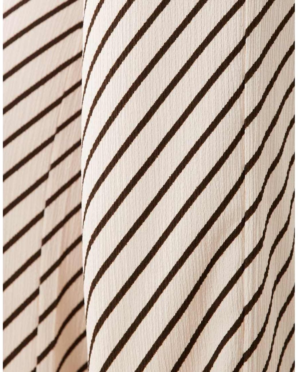 New Look White Crinkle Wide Leg Trouser