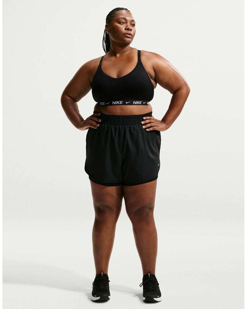 Nike Black Curve Padded Adjustable Sports Bra