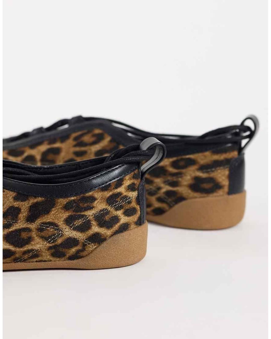 ASOS Multicolor Liquorice Lace Up Ballets