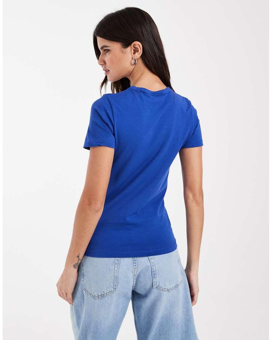 JJXX Blue Fitted Tee