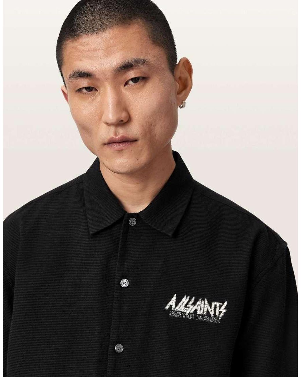AllSaints Synth in het Black voor heren