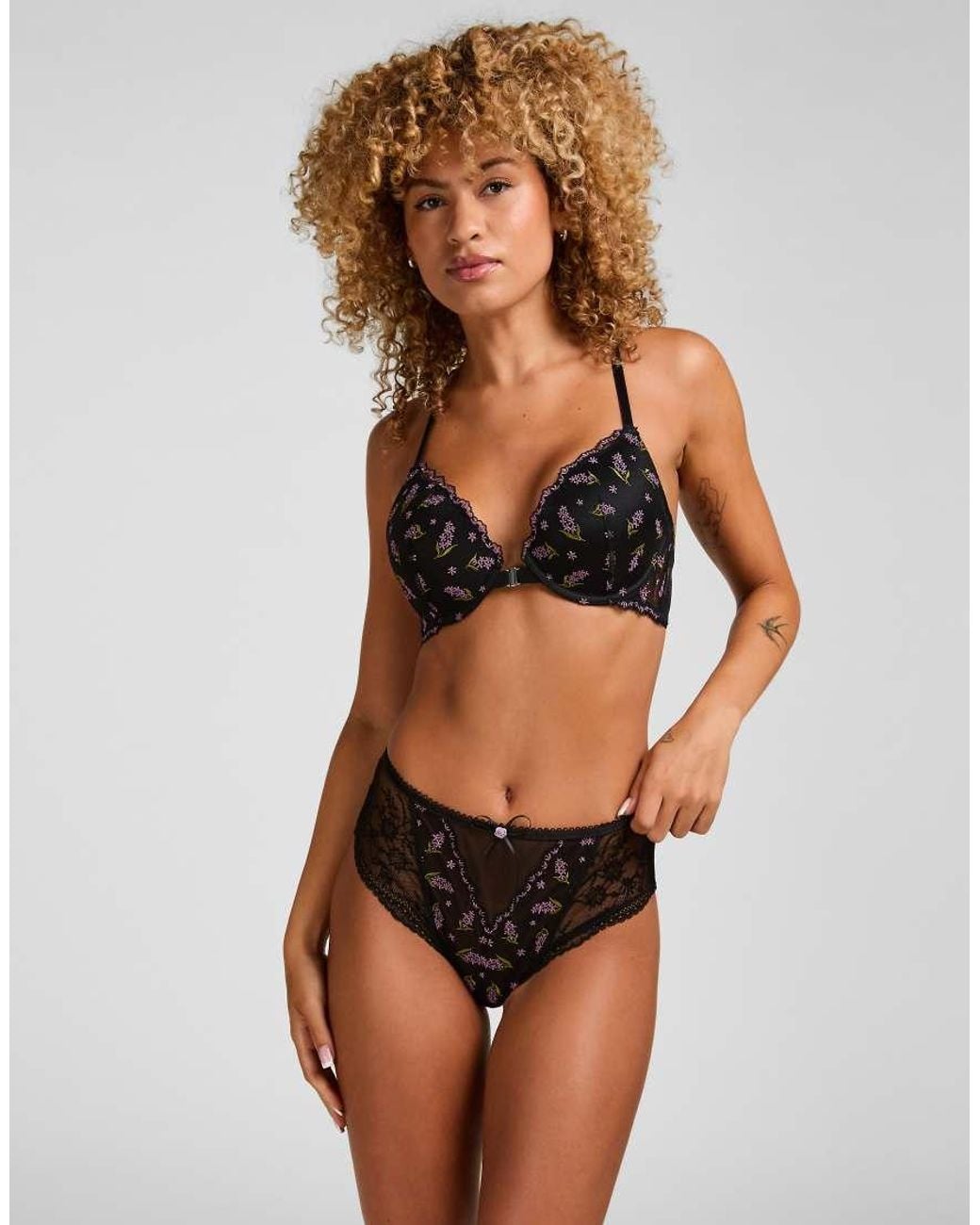 Hunkemöller Black Push-Up Bra Iris
