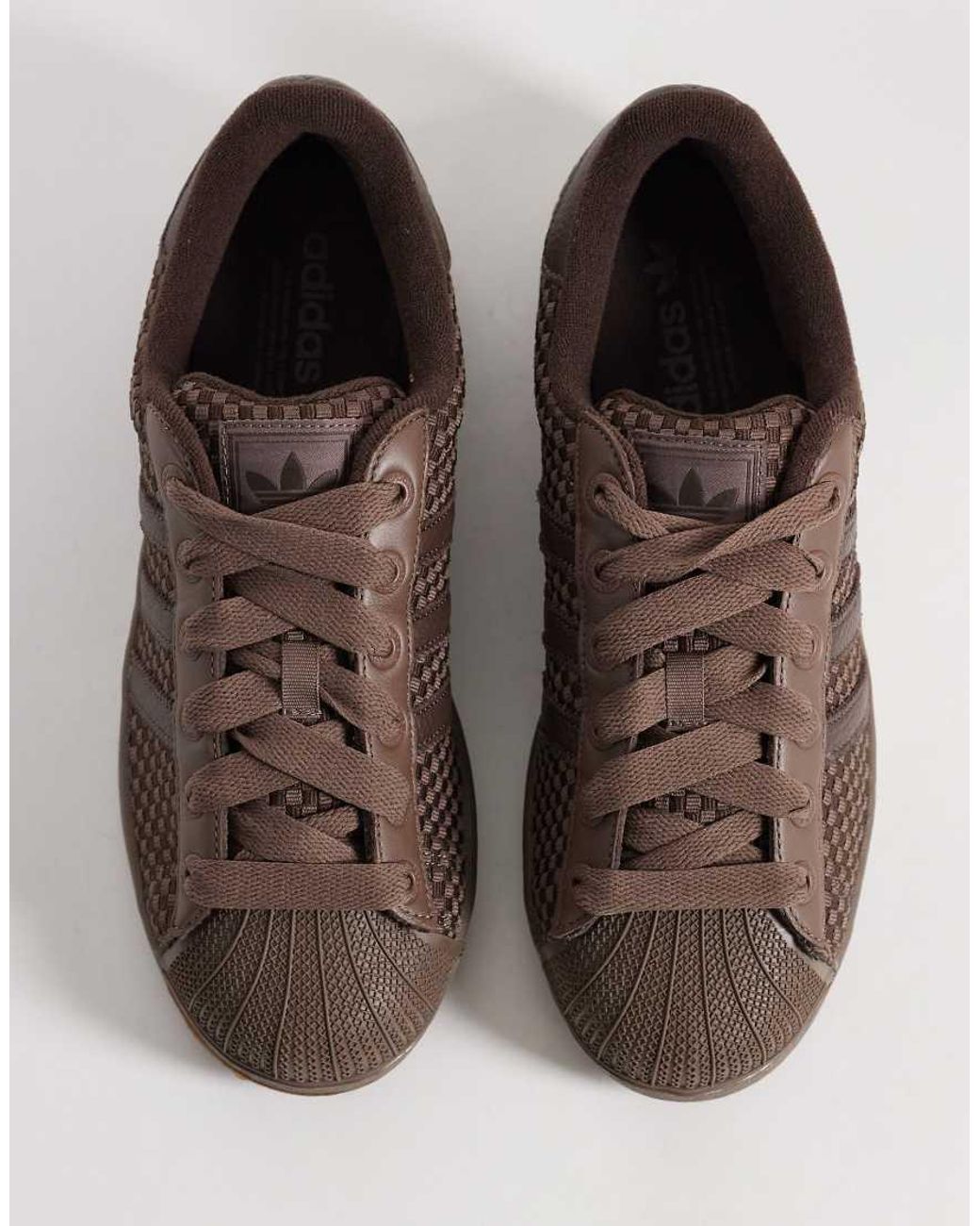 Adidas Originals Superstar in het Brown voor heren