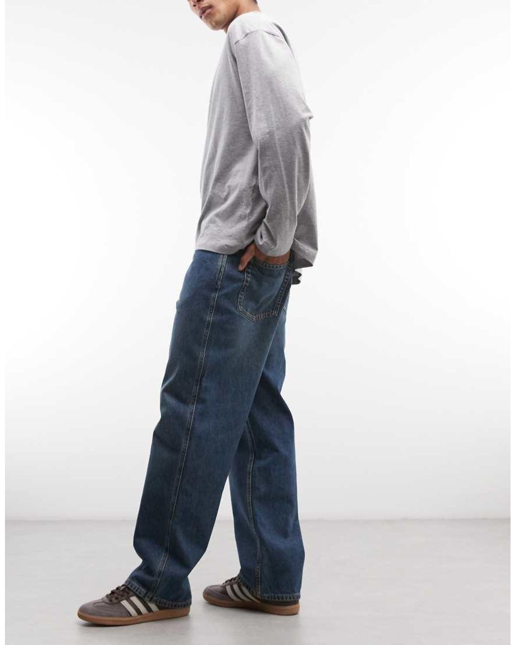 Timberland Blue Back Embroidered Tree Logo Denim Pant for men