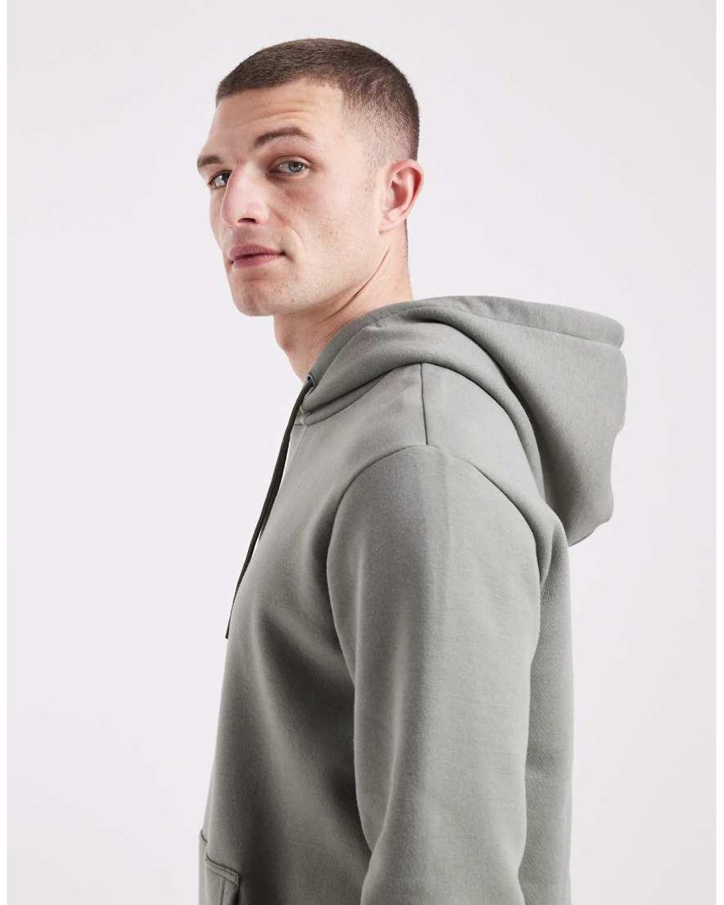 Only & Sons Gray Slim Fit Hoodie for men