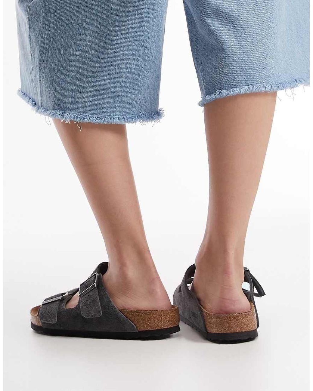 Birkenstock Brown Arizona Suede Sandals