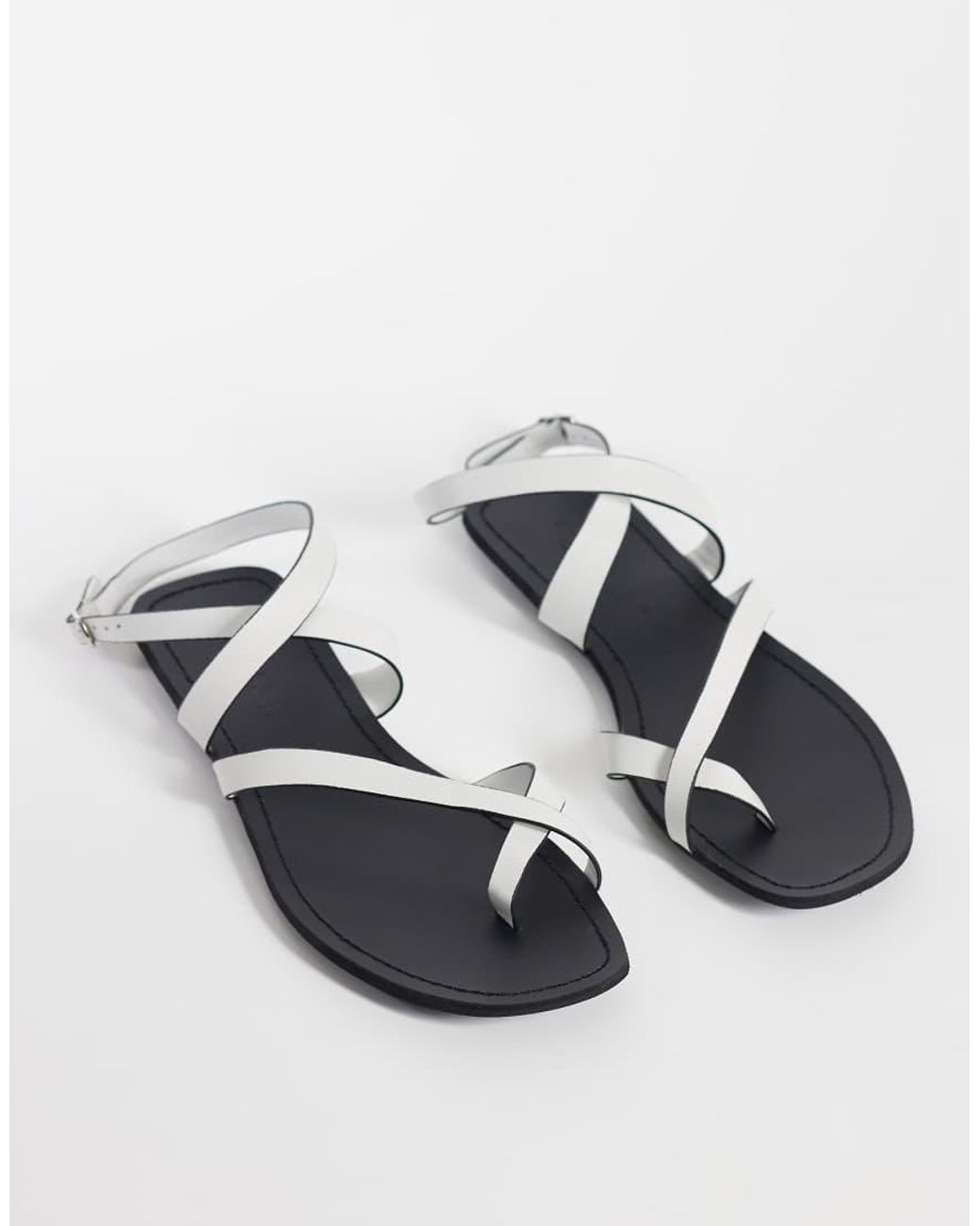 ASOS White Friction Sandal