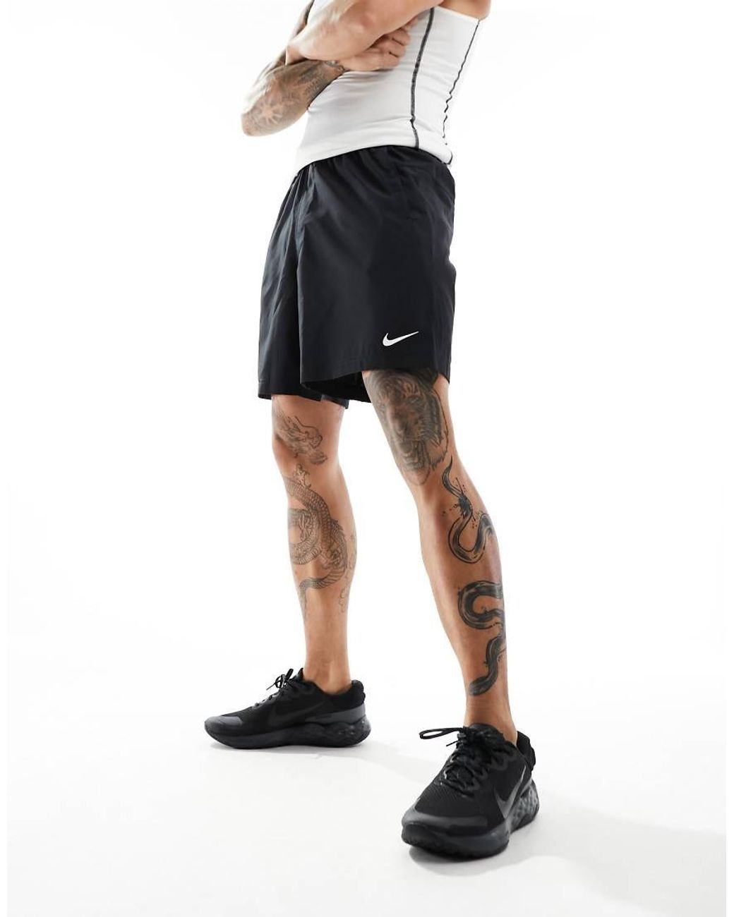 Nike Black Dri-fit Form Unlined 7 Inch Shorts for men
