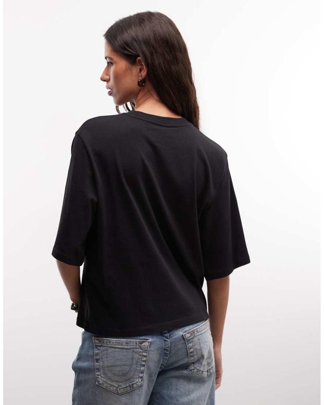 The North Face Blue Essential Simple Dome Boxy T-shirt