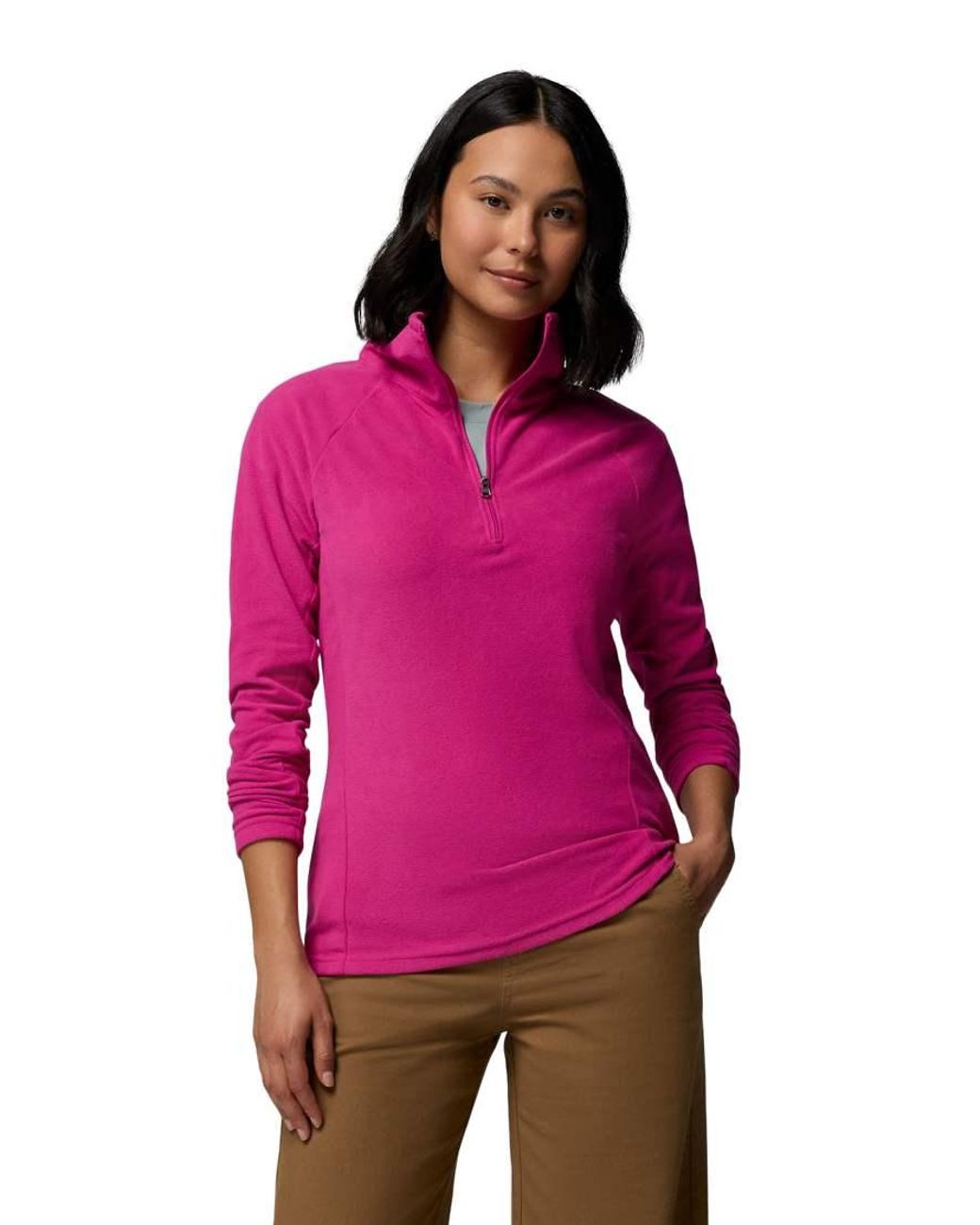 Columbia Pink Glacial Iv 1/2 Zip Fleece