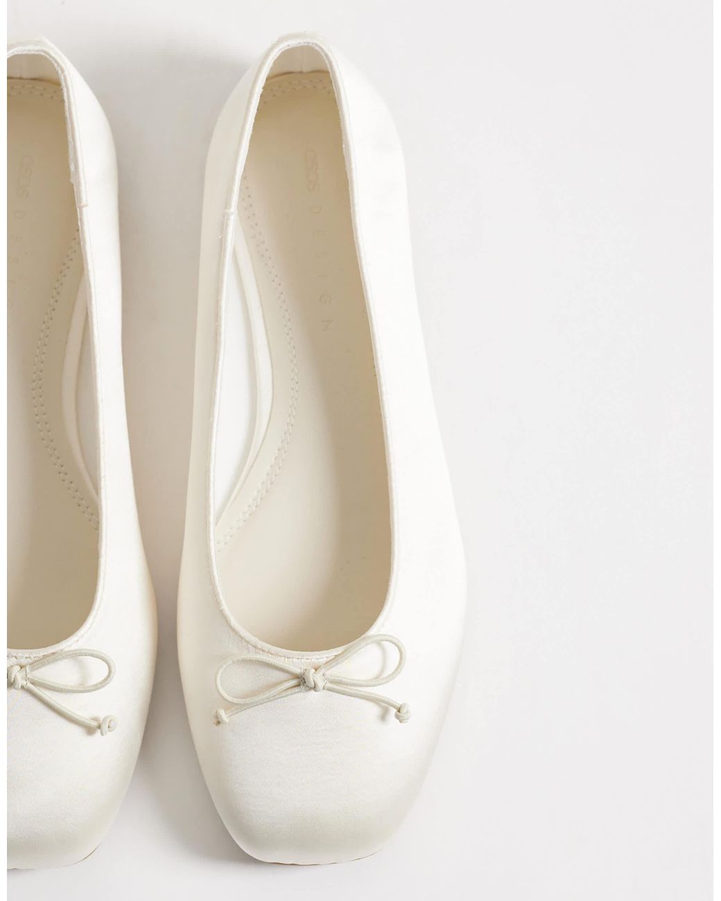 ASOS White Lion Bow Ballets