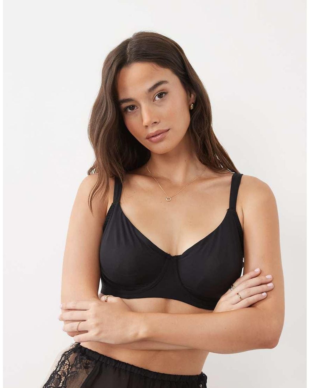 DORINA Black Noa Fuller Bust Non Padded Bra