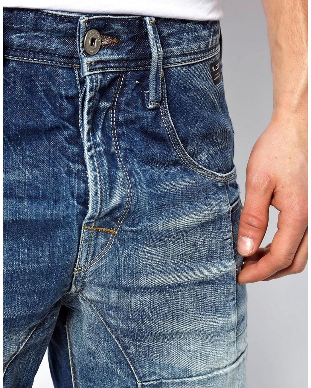 Jack & Jones Twisted Fit Jeans Stan Osaka in Blue for Men | Lyst UK
