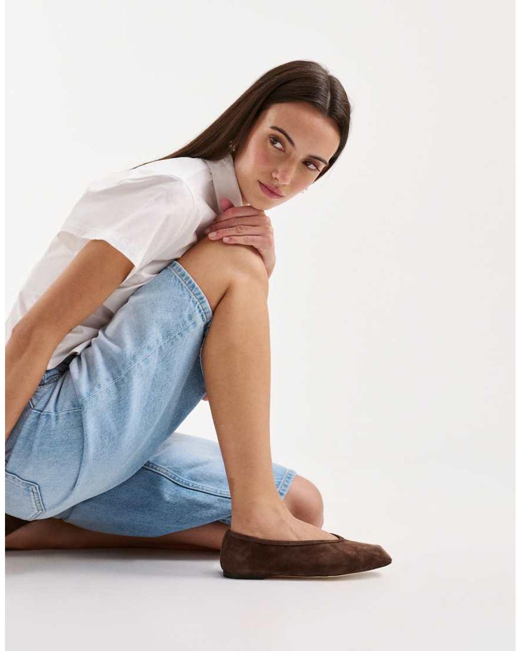 Tony Bianco Blue Bianca Ballet Flats
