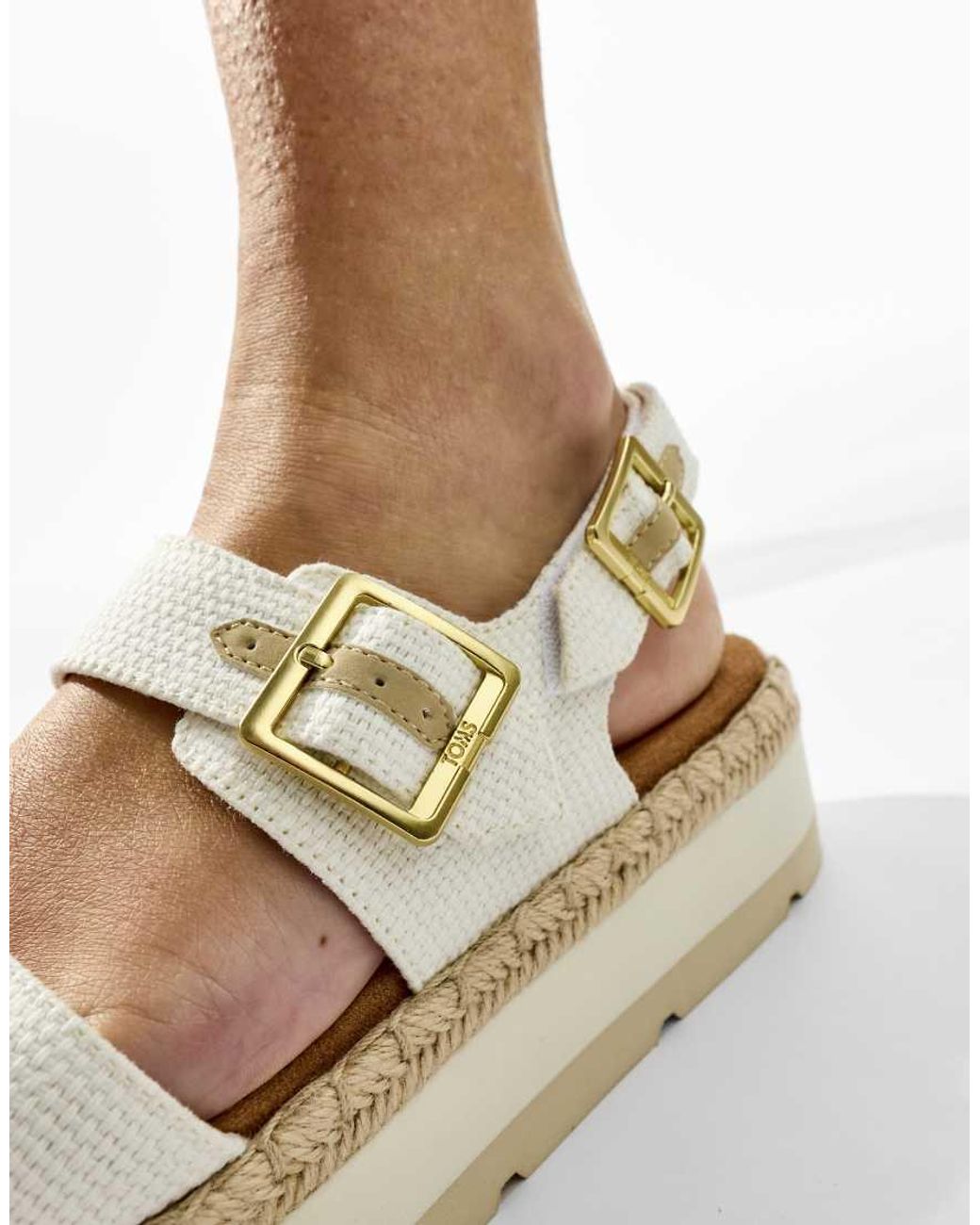 TOMS White Giana Sandal