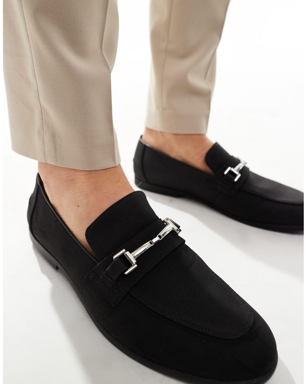 ASOS – e loafer in Black für Herren