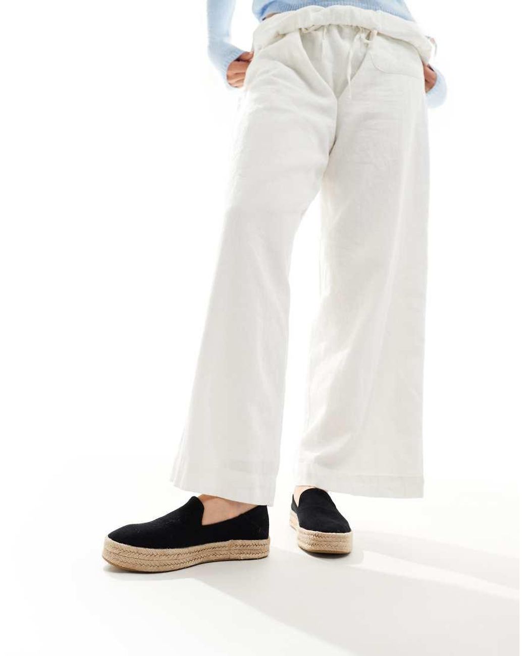 TOMS White Carolina Shoe