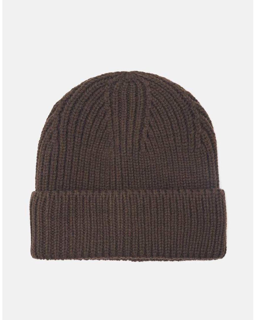 Pull&Bear Red Chunky Knit Beanie for men