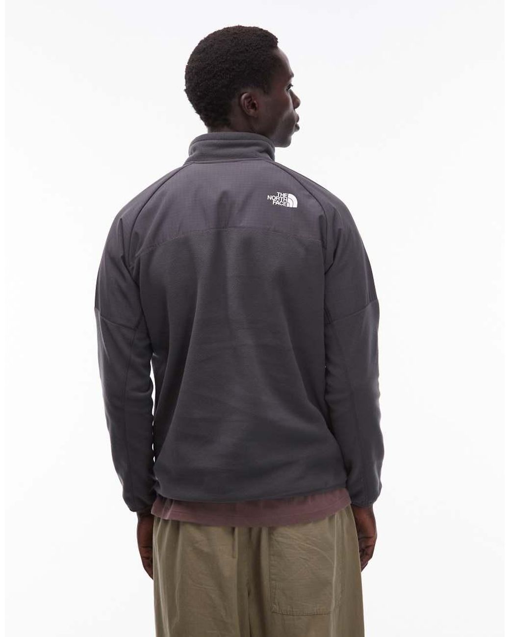 The North Face Blue Glacier Heavyweight 1/2 Zip Fleece for men