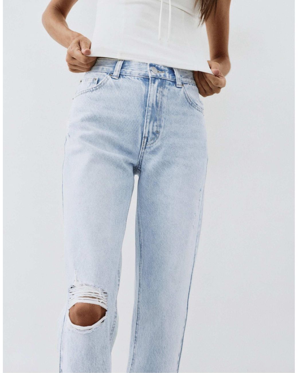 Pull&Bear Blue – mom-jeans
