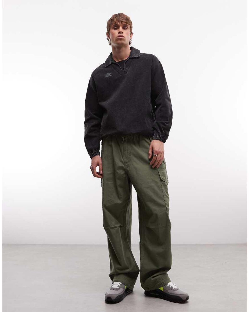 Umbro Black Drill Drill Top for men