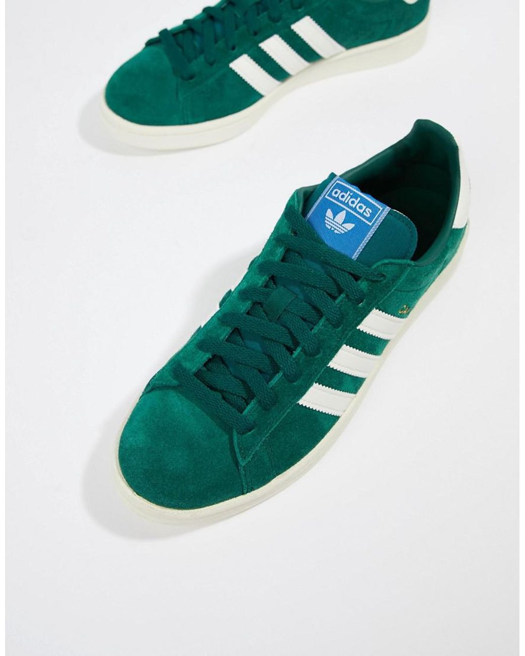 adidas Originals Campus Suede Sneakers In Green B37847 for Men | Lyst