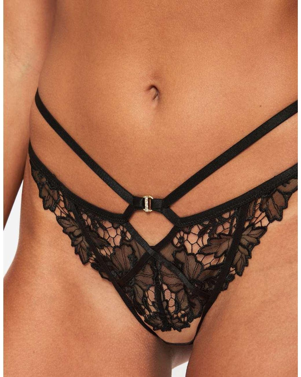 Ann Summers Black Untold Desire Thong