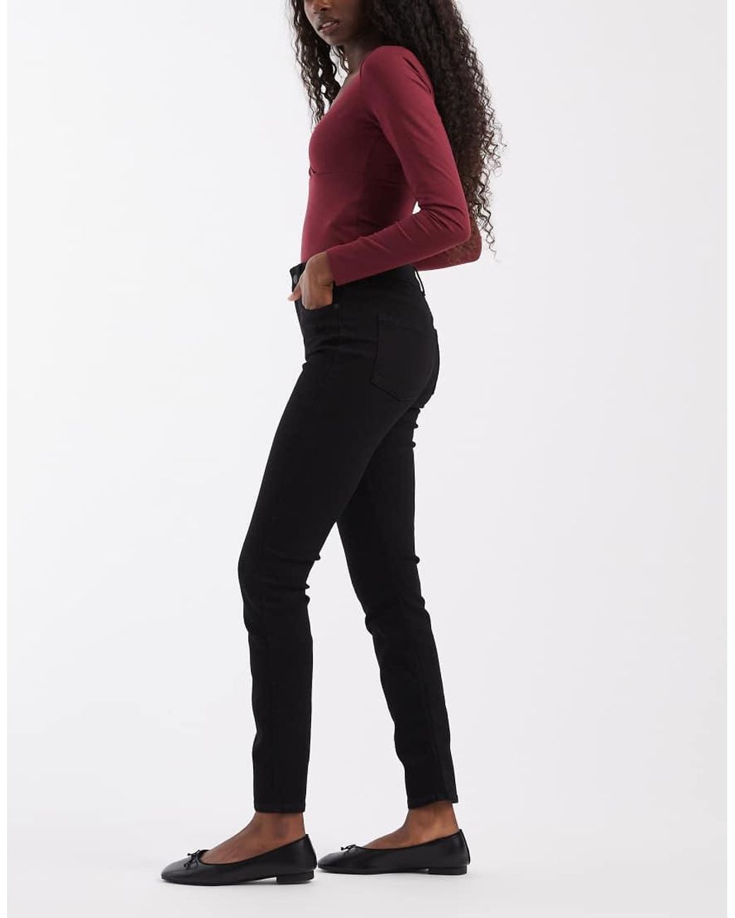 JJXX Red Vienna High Waisted Skinny Jeans