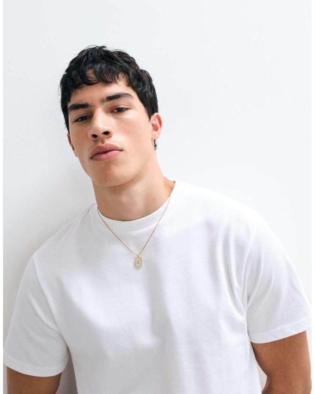 ASOS White Heavyweight Regular Fit T-shirt for men