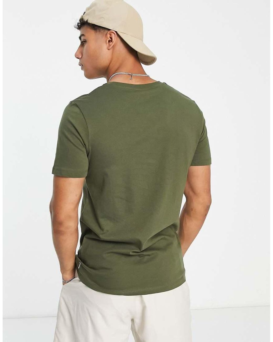 Jack & Jones Green Essentials Crew Neck T-shirt for men