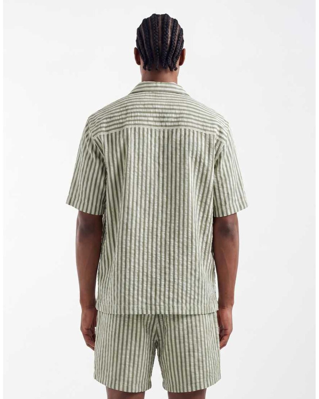 ASOS Green Short Sleeve Shirt for men