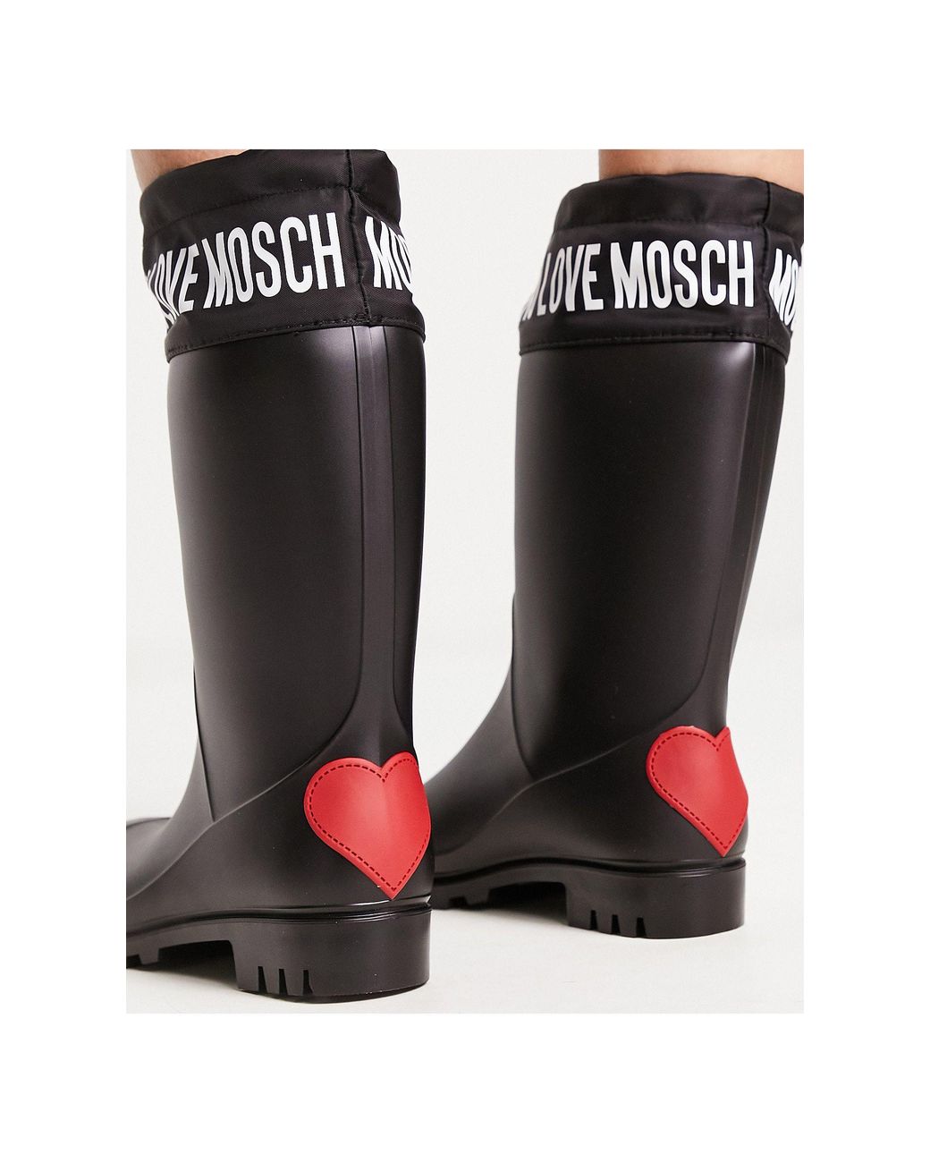 Love moschino hotsell rain boots