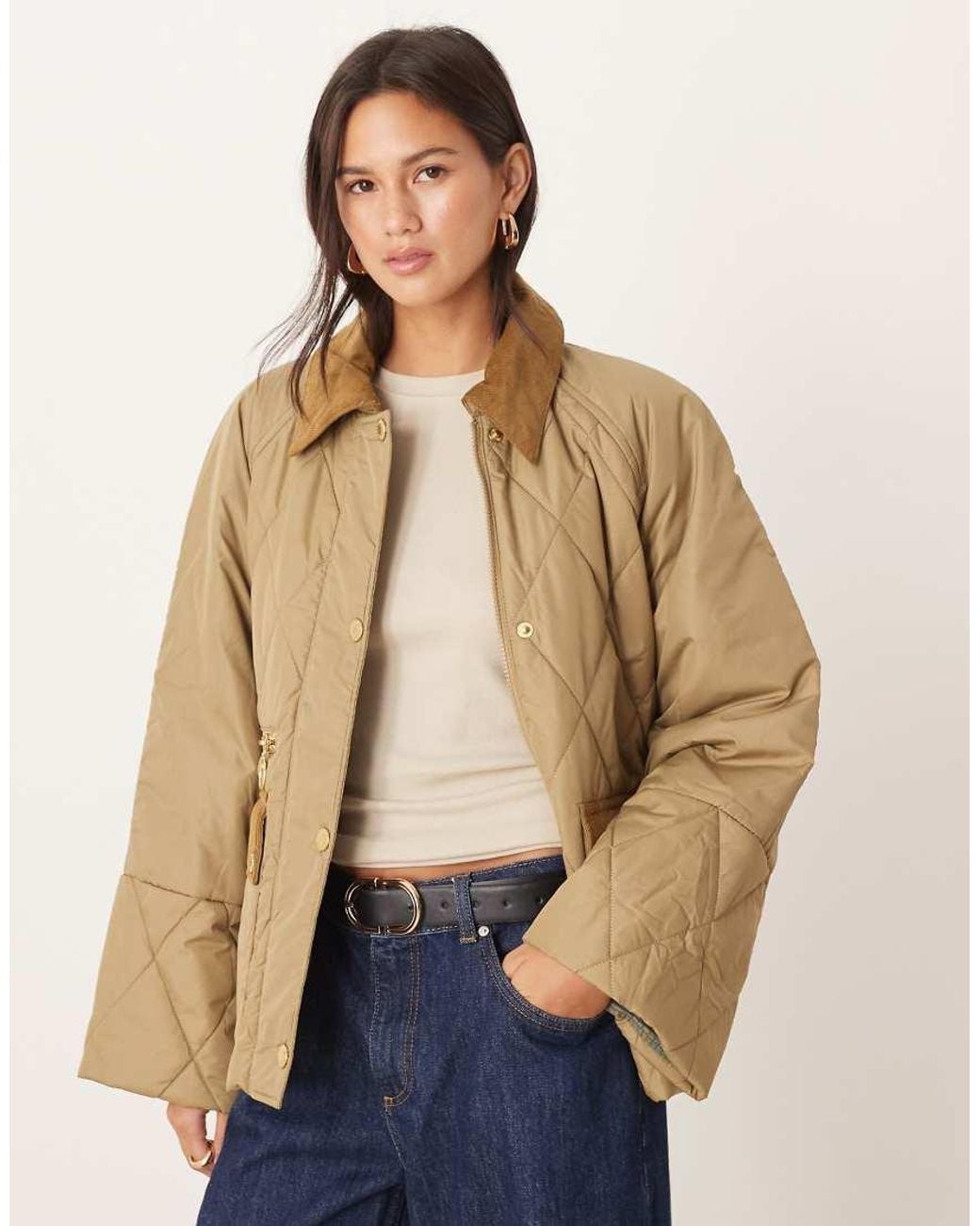 Barbour Natural Martha Quilted Jacket