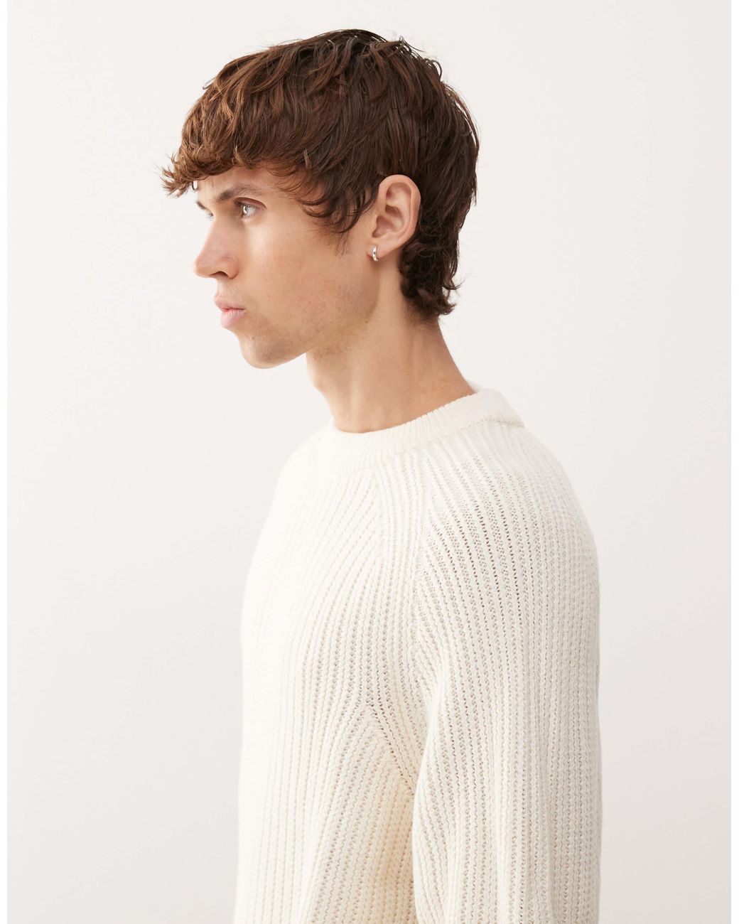 Collusion – pullover aus strick in Natural für Herren