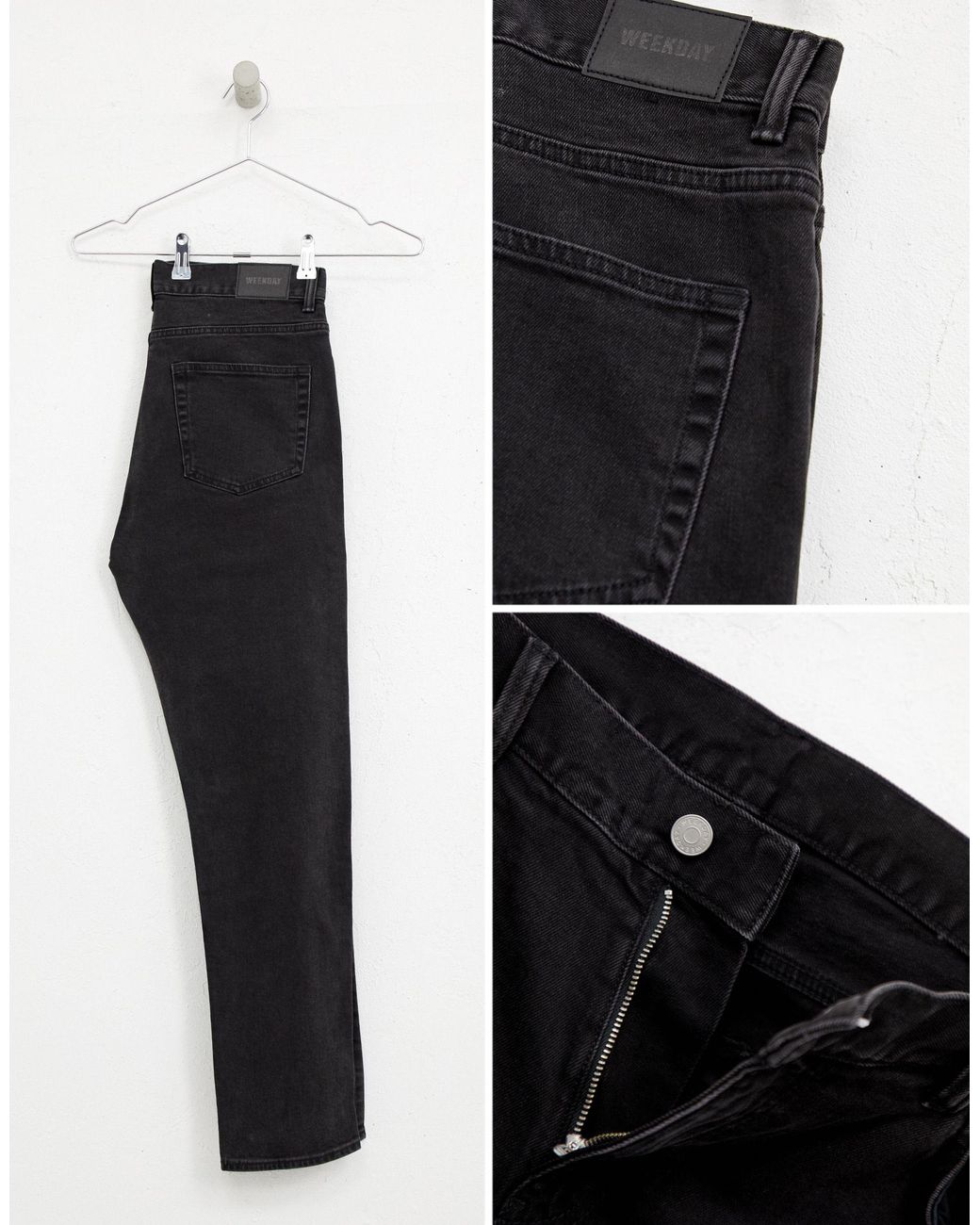 weekday sunday tapered jeans