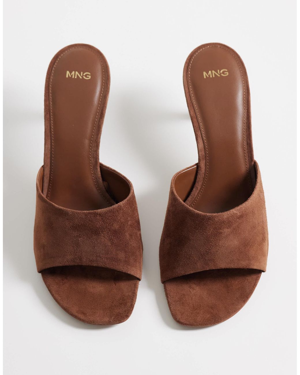 Mango Brown – mules aus 100% wildleder