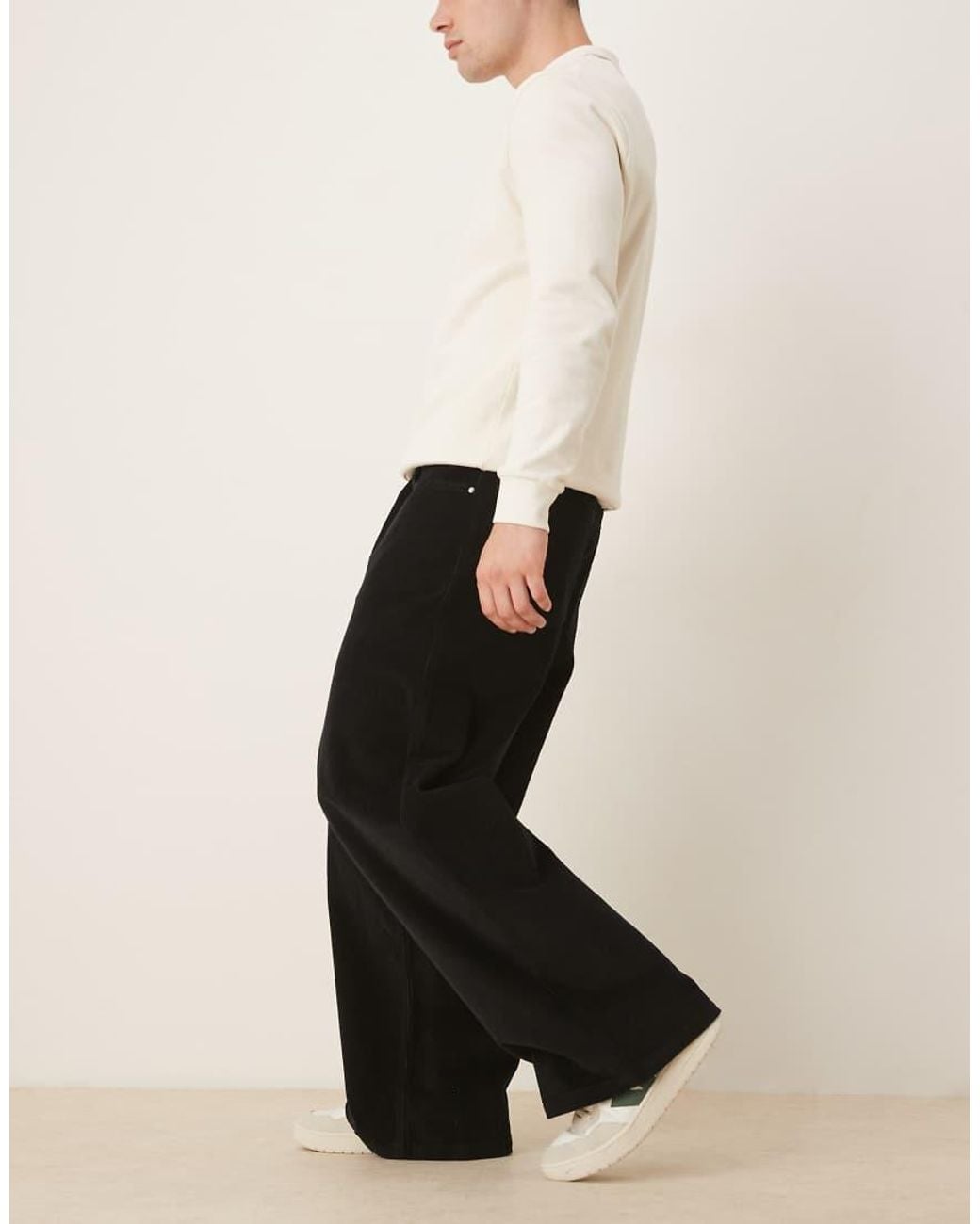 ASOS Black Loose Trousers for men